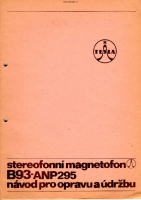 Tesla b93 - Navod k udrzbe 